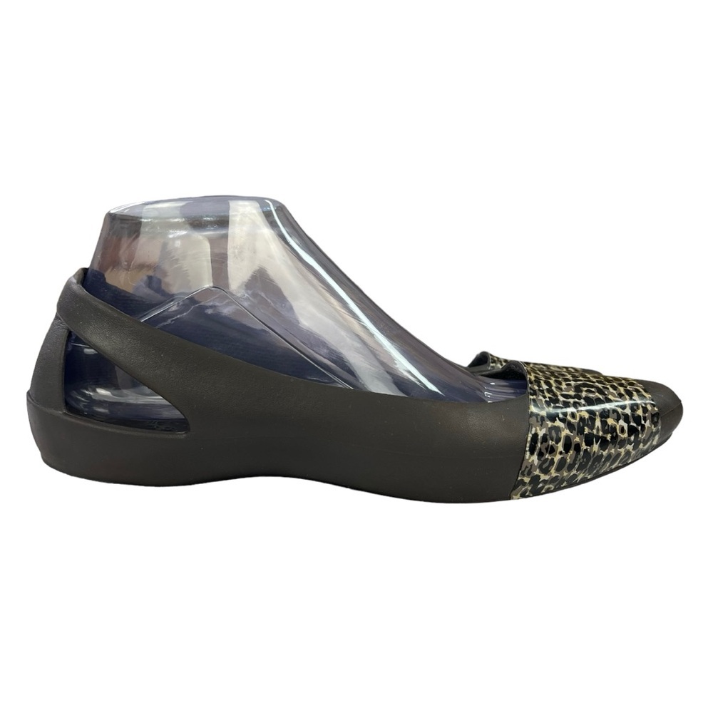 Crocs Sienna Leopard Flats Womens Size 8‎